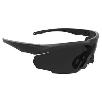 Окуляри захисні Swiss Eye Blackhawk Pro (+2 комплекти змінних лінз), оправа чорна
