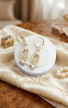 Женские серьги No brand 227 позолоченные