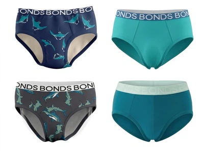 Набір трусів BONDS Boys Brief для хлопчиків, 4 шт в наборі, на 10-12 років. Зріст 140-152 см