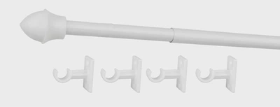 Карниз КАФЕ білий D13мм довжина 85-135см (1шт.) Bojanek