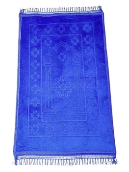 Килимок Для Намазу Luxury Velvet Sajda 70Х110 Див Model 1 Ультрасиній