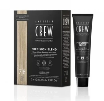 Система маскування сивого волосся рівень 7-8 American Crew Precision Blend Light 3 * 40 мл