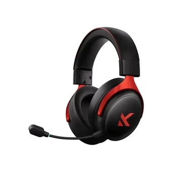 Игровые беспроводные наушники Mchose v9 pro / Три режима подключения / black-red