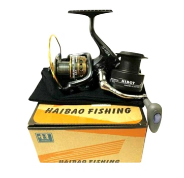 Карповая катушка J3 40FR 9+1BB HIBOY Haibao Fishing с бейтраннером металлическая шпуля
