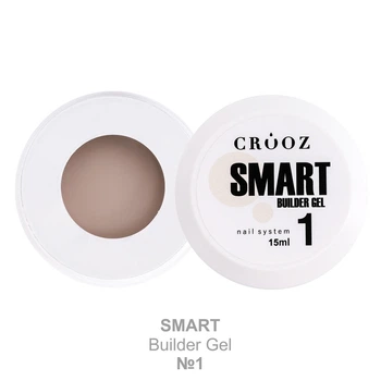 Гель для наращивания ногтей Crooz Smart Builder Gel №01 15 мл