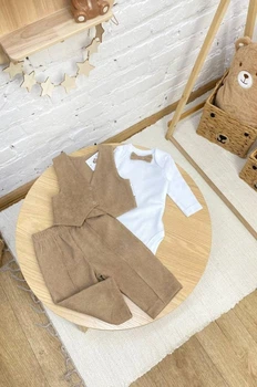 Комплект "Джентельмен" Velvet модель 299-30-12-1234, Вельвет, Баранчик БО, Рост 62см
