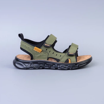Детские босоножки на мальчика хаки (M24-3L) 37