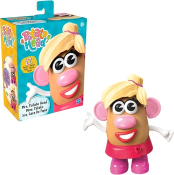 Игровая фигурка Миссис Картошка Hasbro Mr. и Mrs. Potato Head: 12 деталей, развивающая игрушка, создание забавных персонажей (F9418)