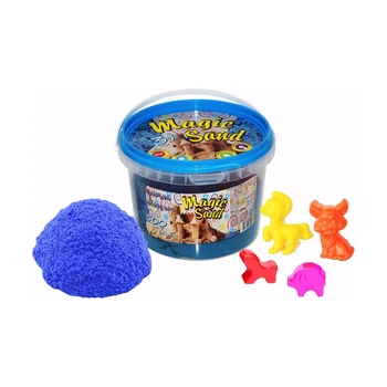 Кинетический песок Strateg Magic Sand голубой в ведре 500 г (371-2)