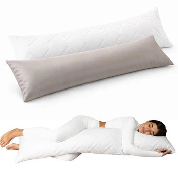 Подушка с наволочкой Дакимакура 40х140 см IDEIA NORDIC COMFORT+, серая