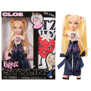 Кукла Bratz Stylin' Хлоя с футболкой для девочки 25 см