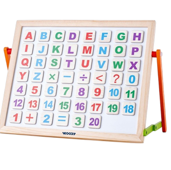 Tablica magnetyczna Woody Land z alfabetem (90107 01074) (8591864901074)