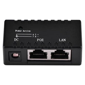 POE инжектор сплиттер с портом RJ45 LAN Ethernet 100 Мбит/с DC 12-52V Alitek (48972)