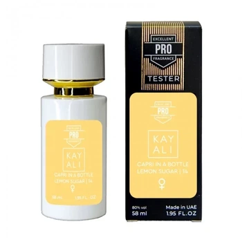 Жіноча парфумована вода No Brand (версія Kayali Capri in a Bottle Lemon Sugar | 14), 58 мл