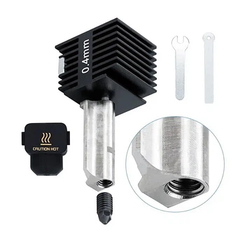 Хотенд (hotend) для 3д принтеров Bambu Lab серии A1 - NENYALV HTS-A1 + сопло 0,4 + силиконовая накладка