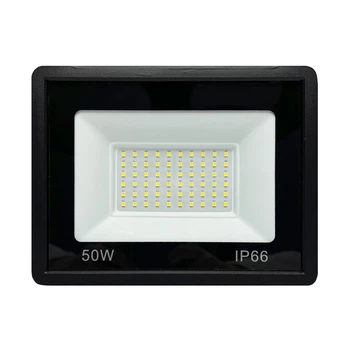 Прожектор світлодіодний LUMINARIA FL-50W 5000K BLACK 208x161x31 220V IP65 (вуличний) (2384642701)