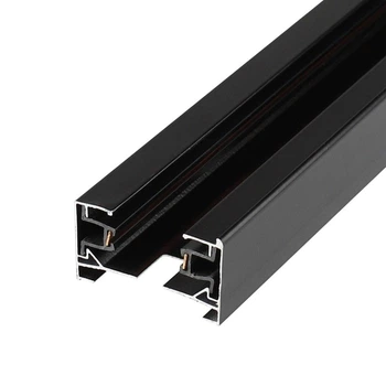 Шинопровід трековий LUMINARIA RAIL-1M BLACK однофазний (1 метр) (2221115549)
