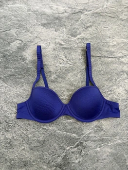 Бюстгальтер жіночий гладкий на кісточках THIRDLOVE 24/7 Classic T-shirt Bra - Синій - 75А