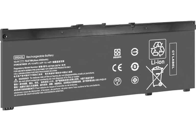 Батарея SR04XL для ноутбука HP Omen 15-ce 15-dc Pavilion 15-cb 15-cx (15.4V 70.07 Wh) Replacement