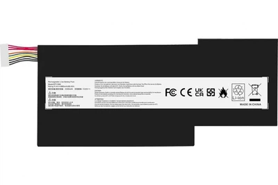 Батарея BTY-M6K для ноутбука MSI GF63 GF65 GF75 GS63VR Series (11.4V 52.4 Wh) Replacement