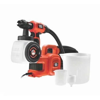 Фарбопульт Black+Decker для точного фарбування 350 Вт, ємність 1180 мл, система AutoSelect, фарбування на одній заправці до 6,1м2.