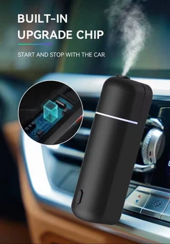 Автомобільний ароматизатор повітря Ultrasonic Car Aroma Diffuser Black Автоматичний ароматизатор 6 ароматів