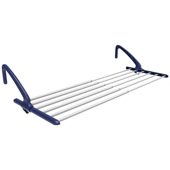 Сушилка для білизни навісна Casa Si BalconFlex Mono 6.5 м алюміній Білий