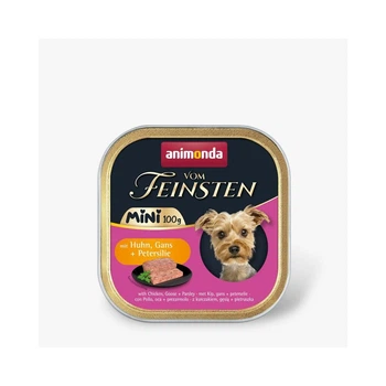 Влажный корм для малых пород собак Animonda Vom Feinsten Mini с курицей и гусем 100 г (MLZ11611)