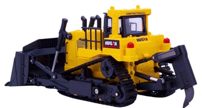 Spychacz Buldożer Koparka Huina Metalowy Model Budowlany 1:50 (5905991082019)