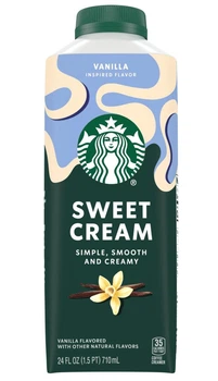 Вершки Starbucks Vanilla Flavored Sweet Cream Creamer 710мл