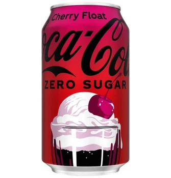 Газированный напиток Coca-Cola Cherry Float Zero Sugar 355мл