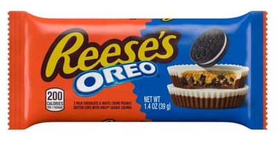 Шоколадні цукерки Reese's Oreo Milk Chocolate and White Creme 39г