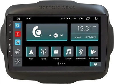 Штатна автомагнітола JFSound JF-039JR-X9C для Jeep Renegade / 9" / Сенсорна / 4/64Гб / Android 10 / Apple CarPlay / Android Auto / Bluetooth / WI-FI / GPS / USB / DAB+ b5 - Б/В