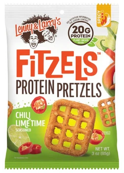 Снеки Lenny and Larry's Fitzels Protein Pretzels Chilli Lime Time 85г