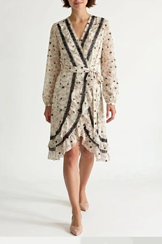 Платье миди женское Zara 4387/043/603-ACXZ XS Фиолетовое