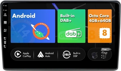 Штатная автомагнитола BXLIYER для Fiat Ducato/Citroen Jumper/Peugeot Boxer / 9" / Сенсорная / 4/64Гб / Android 13 / Apple CarPlay / Android Auto / Bluetooth / WI-FI / GPS / DAB+ 10060470211111 b4