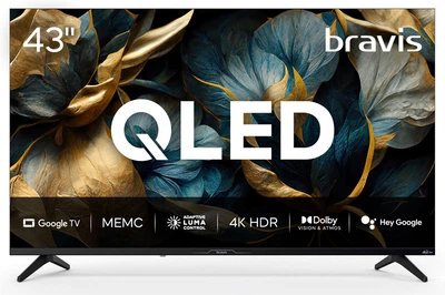 Телевізор Bravis QLED 43'' 43L7000Q