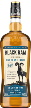Віскі Black Ram Bourbon Cask Finish 0.7 л 40% (3800032071132)