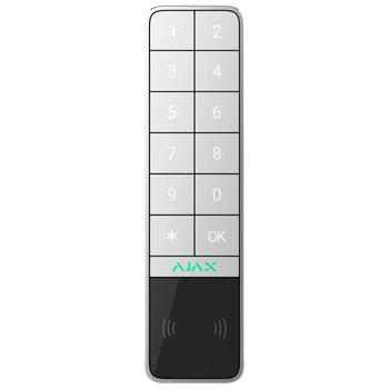 Бездротова клавіатура Ajax KeyPad Outdoor Jeweller (8EU) ASP white