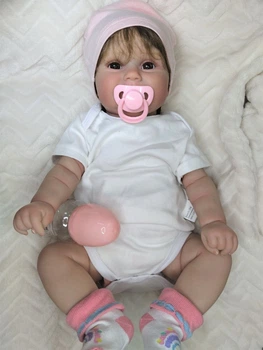 Лялька реборн OtardDolls дівчинка Медді Reborn можна купати вінілова 45 см (М1445048)
