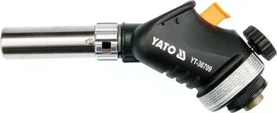 Газовый горелка YATO, мощность 1.28 кВт, температура до 1600 °C, для картриджа EN 417