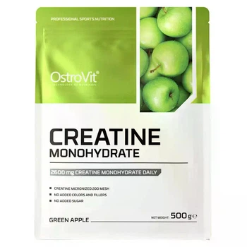 Креатин OstroVit Creatine monohydrate 500гр яблуко
