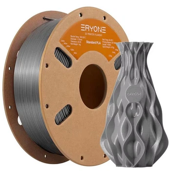 PLA пластик для 3D принтера ERYONE Standard 1.75 мм 1 кг ,Agate Grey(сірий)