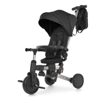 Дитячий Велосипед El Camino TRIGO (ME 1226 Night Black) поворот на 360°, кермо складане, дощовик