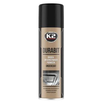 Антикорозійне покриття днища автомобіля K2 DURABIT UNDERCOAT 500ML
