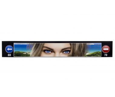 Брызговик резиновый с принтом Blonde Eye 2400×350 мм (1105837021)