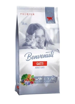 Сухой корм для взрослых котов Benvenuti GATTI с говядиной 14 кг (4820235901875)