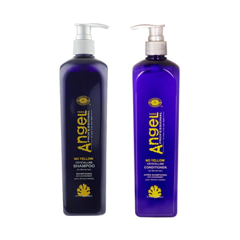 Набор для нейтрализации желтого пигмента волос Angel Professional шампунь 250 мл и кондиционер 250 мл