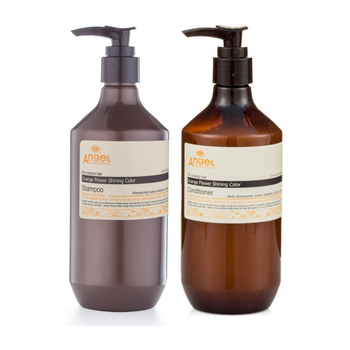 Набор для окрашенных волос Angel Professional Provence Светящийся цвет с цветком апельсина шампунь 800 мл и кондиционер 800 мл
