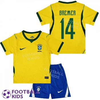 Футбольна форма для дітей BREMER 14 збірної Бразилії Third 2026 Brazil FIFA World Cup 135-145 см (set4750-137077-4)